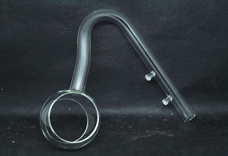 Aquarium Water Plant Fish Tank Glass Inflow Outflow Lily Pipe 12/16mm 16/22mm ，Surface Skimmer: Spin Outflow / 17mm