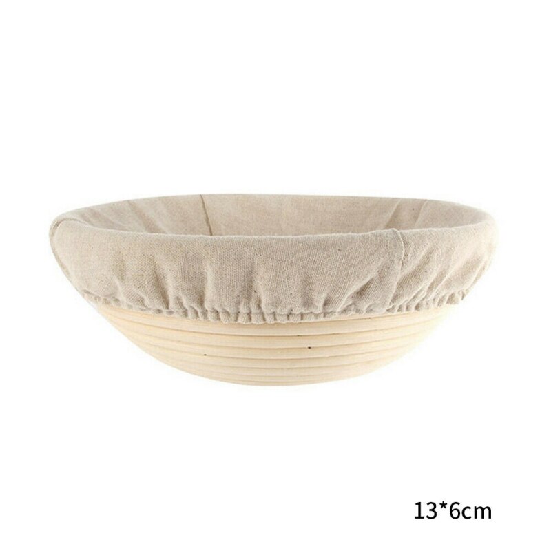 Various Shapes Fermentation Rattan Basket Bread Baguette Dough Baskets Baking Dough Basket Baking Storage Basket: 13 x 6