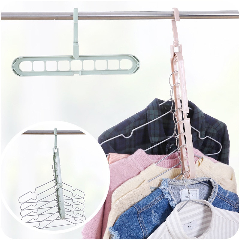 Estantería de secado colgante para ropa, perchas de plástico para ropa, bufanda, estantes de almacenamiento, perchas de almacenamiento para armario