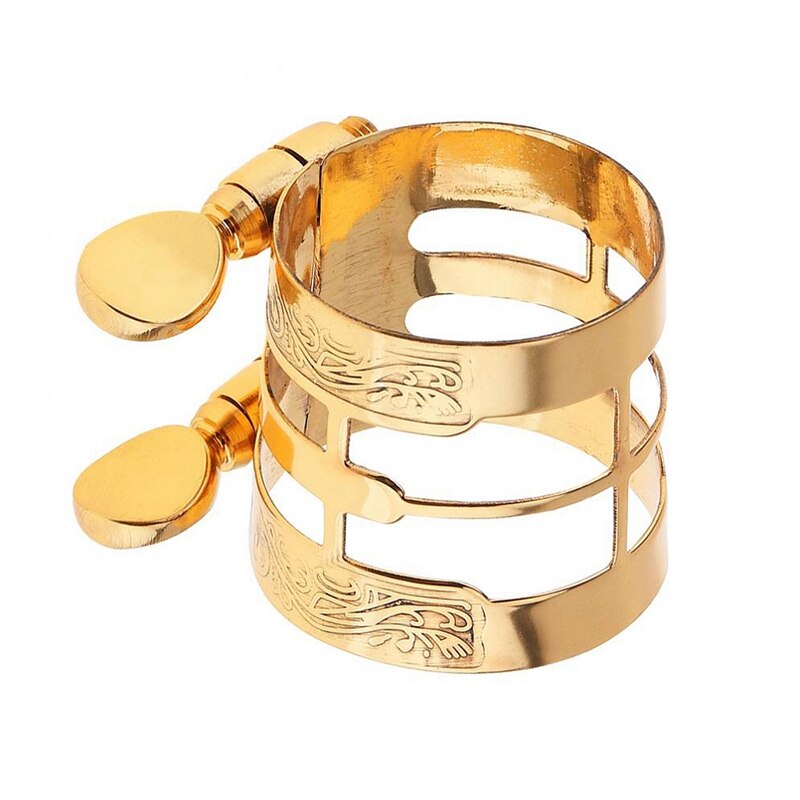 Carved Metal Ligature Alto Sax Clarinet Mouthpiece Ligature Clip For Alto Saxophone