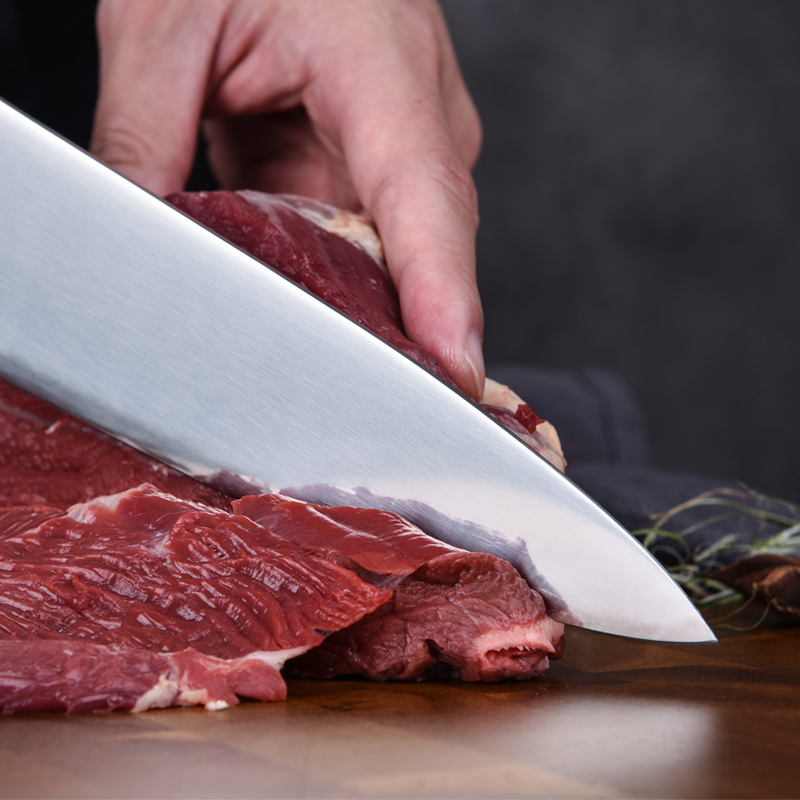 Kitchen Knife Butcher Slaughter Slicing Meat Knives Chef Knife Cook Tools Kitchen Accessories 10 inch Steel Knives