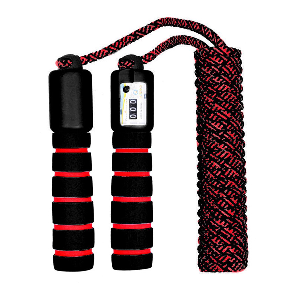 Tellen Springtouw Fitness Oefening Springen Touwen Kinderen Sport Apparatuur Voor Volwassenen Kinderen Sport Apparaat: Black