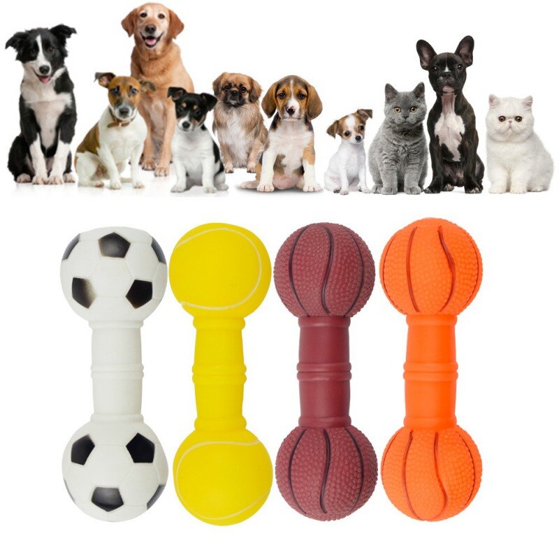 Juguete para perros pequeños con forma de mancuerna, goma para masticar para perros, limpieza de dientes, Chewers, pelota Molar