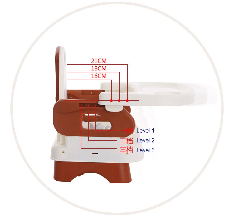 Safe PP Multi-function Portable Folding Baby Dining High Chair adjustable seat children eat table chair feeding highchair safety