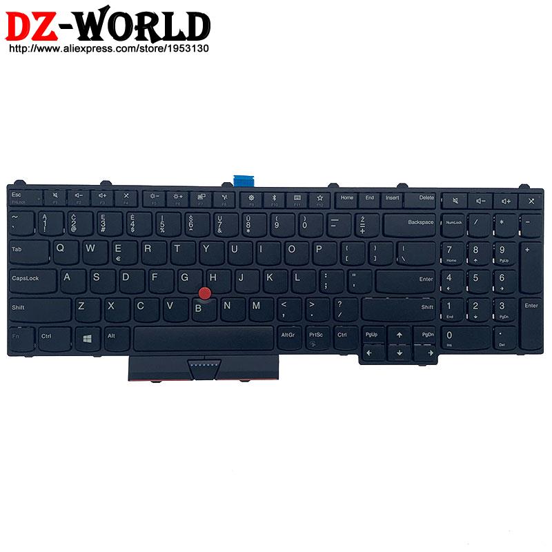 Original LT Lithuanian Keyboard for Lenovo Thinkpad P50 P70 P51 P71 Laptop 00PA286