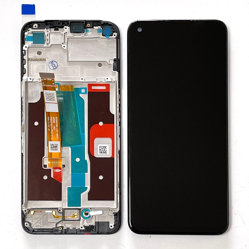 6.6 &quot;originale M &amp; Sen per Oppo Realme 8i RMX3151 schermo LCD Touch Screen Panel Digitizer per Realme 8i Display Frame