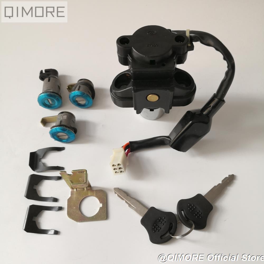 Ignition switch lock key set for Scooter Moped Roketa MC-54 250B Jonway Star 250 300 cc YY250T YY300T