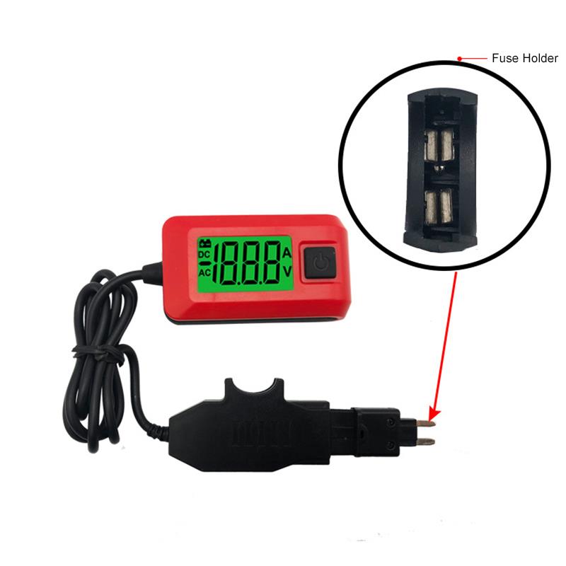 Car Circuit Fault Finding Vehicle Fuse Diagnostic Tool High Accuracy 0.01 ~ 19.99A Car Fuse Galvanometer Leakage Tester