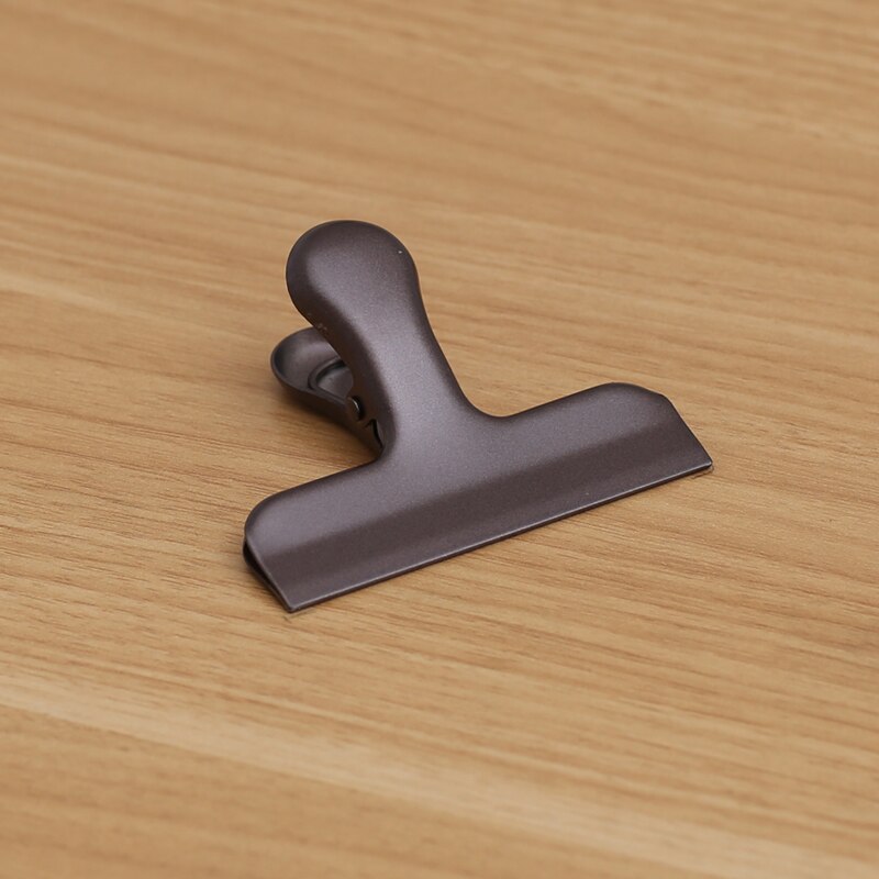 Zacisk sprężynowy długi spinacz ze stali nierdzewnej jedzenie gabinet wiążący spinacz nordycki ins zatrzask uszczelniający metalowe spinacze robić papieru dekoracyjne spoiwo: 8