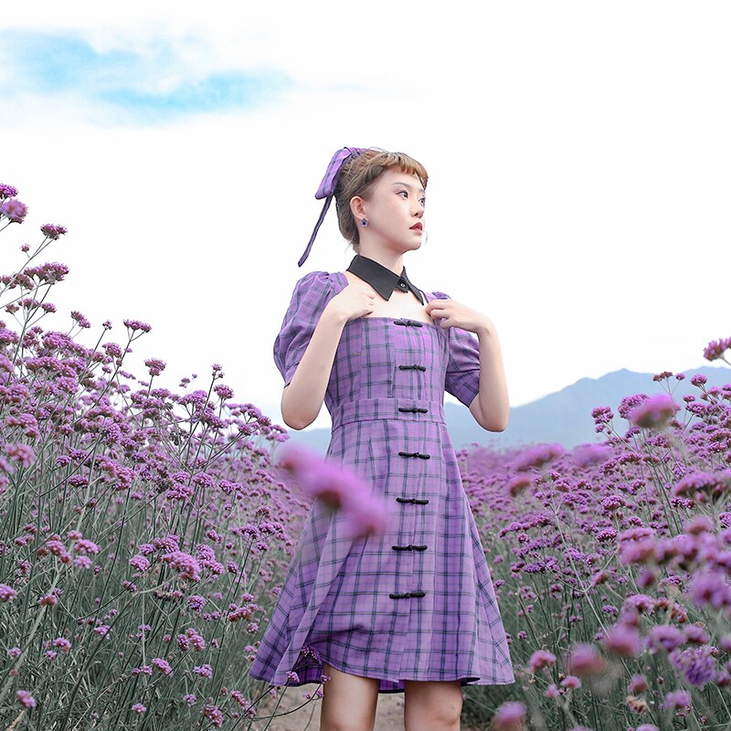 Chinese Dress chinese national cheongsam satin vintage costume halter dress socialite women dresses qipao: color1 / S