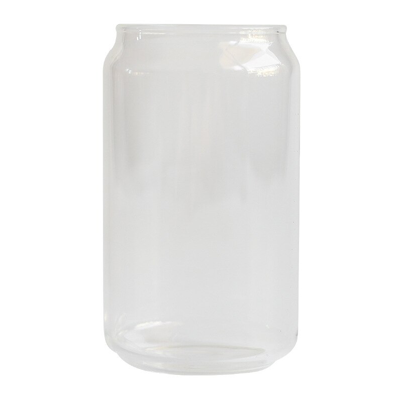 Nordic cola can-shaped glass cup, frozen soda cup, milk fruit tea cup, heat-resistant glass juice beer cup