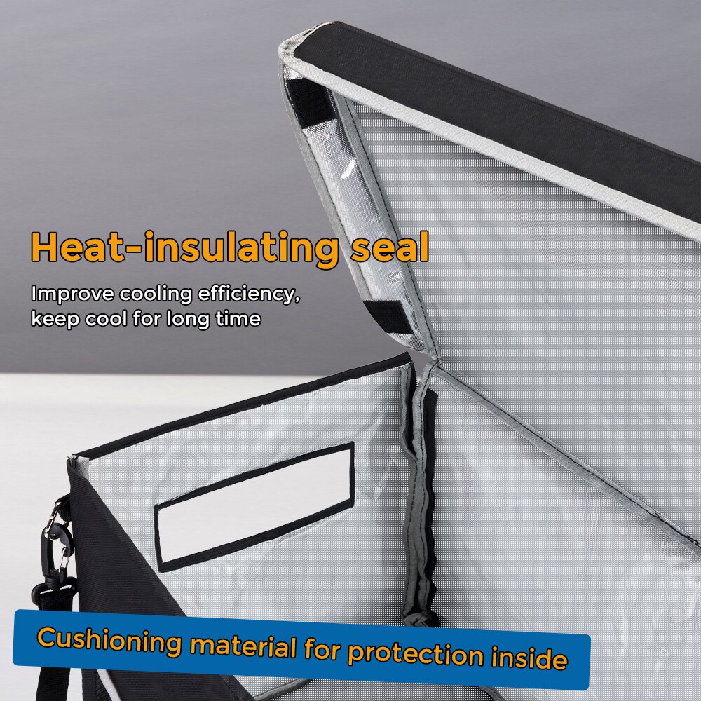 Joytutus – sac de rangement pour réfrigérateur de voiture 18l, sac de transport Portable pour Mini réfrigérateur garder le refroidissement anti-goutte (réfrigérateur non inclus)