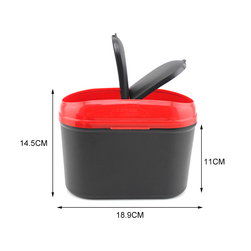 Car Auto Rubbish Dustbin Trash Can Garbage Dust Case Box Car Storage Case Car Trash Bin Car Accessories
