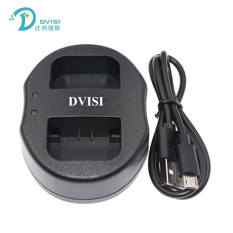 DVISI NP-FV50 Dual USB Oplader voor Sony NP-FV30 NP-FV50 NP-FV70 NP-FV100 NP-FH50 NP-FH70 HDR-CX170 HDR-CX300 HDR-CX150E