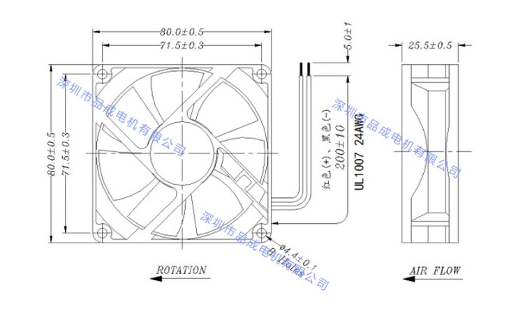 Ventilateur de refroidissement CPU PD8025, ventilateur de refroidissement CPU 80x80x25, carte graphique pour ordinateur portable 12V, alimentation micro ventilateur cc