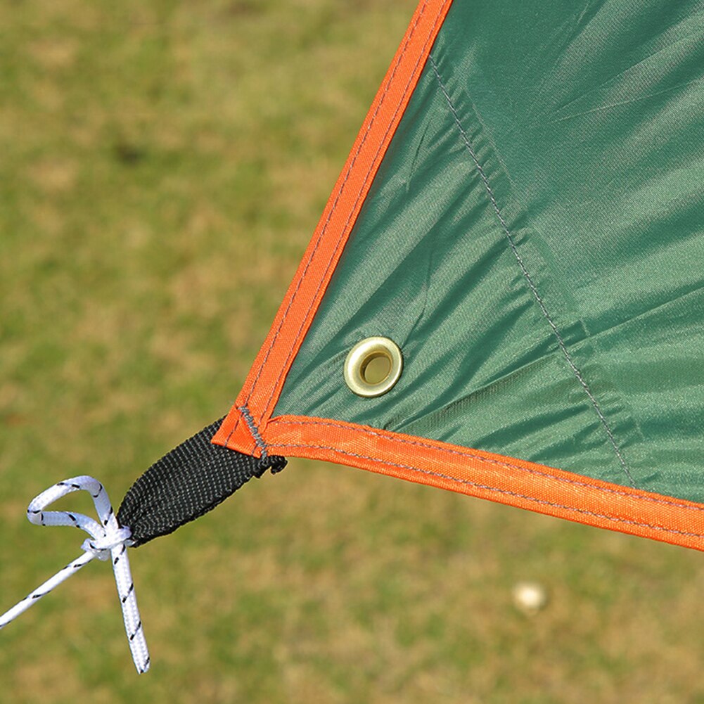 3 x 3m awning waterproof tarpaulin tent shade ultralight garden canopy parasol outdoor camping beach sun shelter hammock rain fly