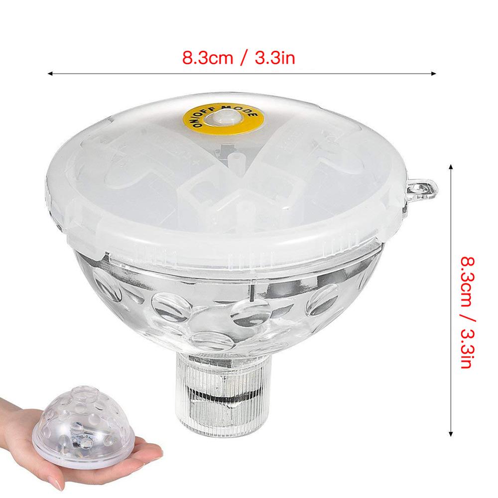 Floating Underwater Swimming Pool Light LED Disco Party Light Glow Show Fountain Fish Tank Aquarium Pond Tub Spa Lamp