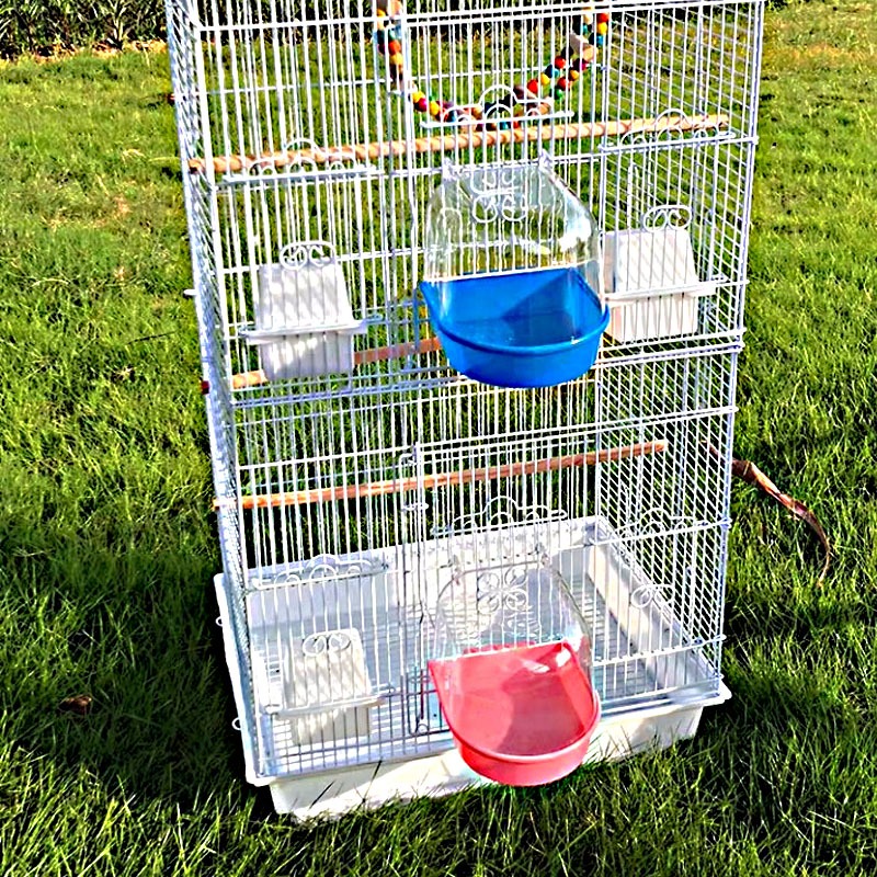 Vogel Badewanne Dusche Kasten Kunststoff fallen Wasser Badewanne für Haustier Vogel Schüssel Papageien Sittich Hängen Vogelbad KäFeige zubehör