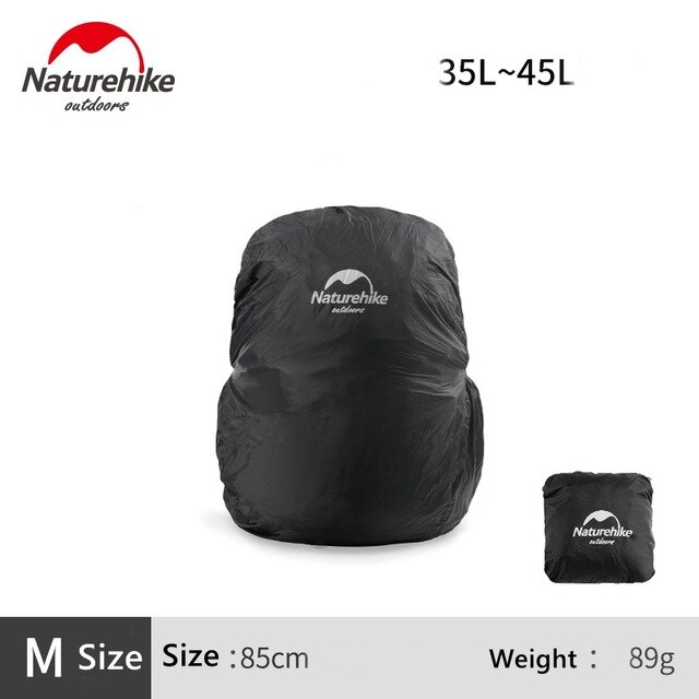 Naturehike Outdoor Camping Rugzak Waterdichte Hoes Nylon Wandelen Rugzak Regenhoes Stofdicht Fietsen Rugzak Pack Cover: 35L- 45L