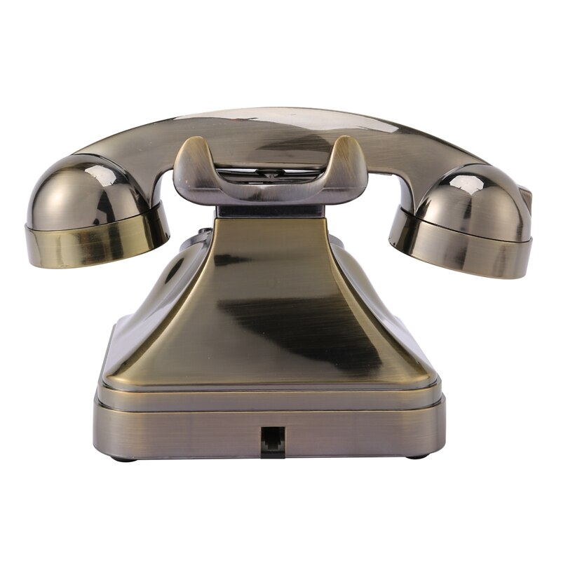 WX-3011 Antique Bronze Telephone Vintage Landline Phone Desktop Caller Home Office Hotel Antique Telephone