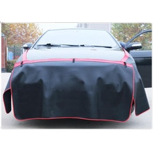 Chiziyo 3Pcs Zwarte Auto Fender Covers Beschermen Lak Magnetische Wing Cover Spatbord Motorkap Verf Auto Reparatie Tool