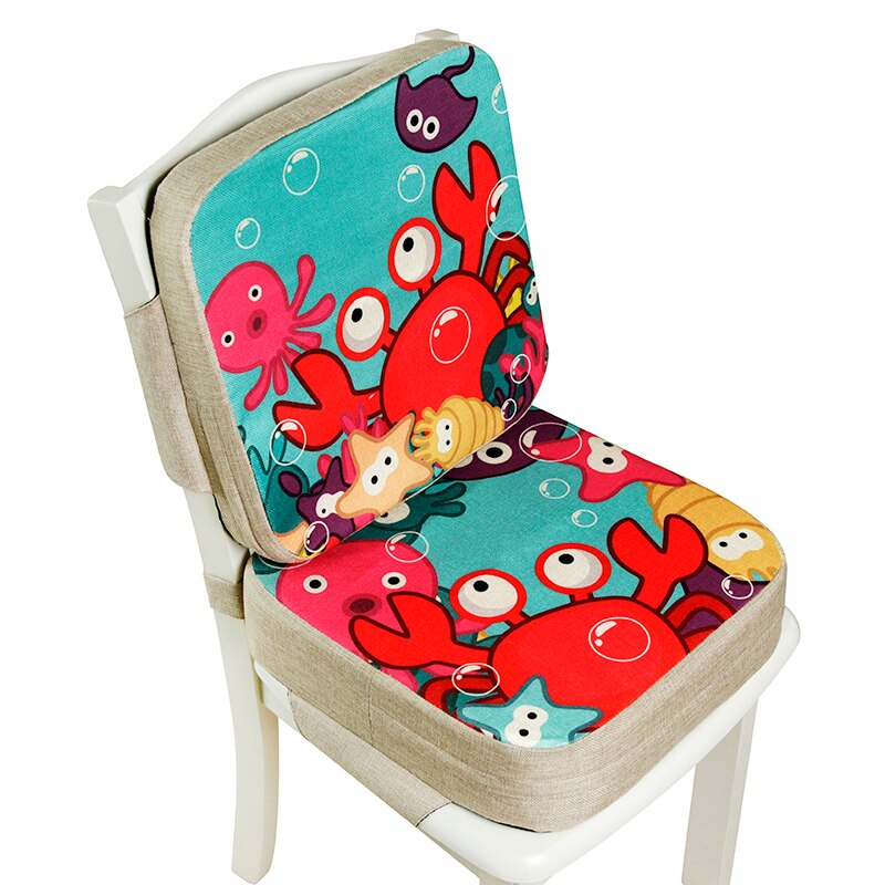 Baby kinderstoel kussen, dikke pad voor houten hoge stoel, baby eetkamerstoel Liner mat (gele regenboog