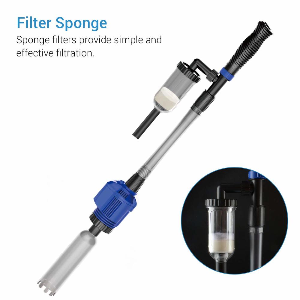 Electric Aquarium Gravel Cleaner Automatic Water Changer Sludge Extractor Sand Washer Filter Pump for Fish Tank Vacuum Cleaner