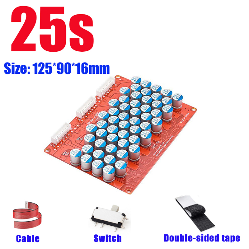 5A Batterij Actieve Equalizer Balancer Egalisatie Balanceren Li-Ion/LiFePo4 18650 Lithium Balance Board 4 S 8 S 10 S 16 S 24 S: Oranje