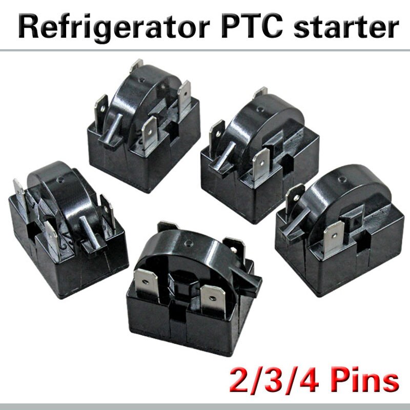 3 Pins 12 ohms Refrigerator PTC Starter Relay Blac... Grandado