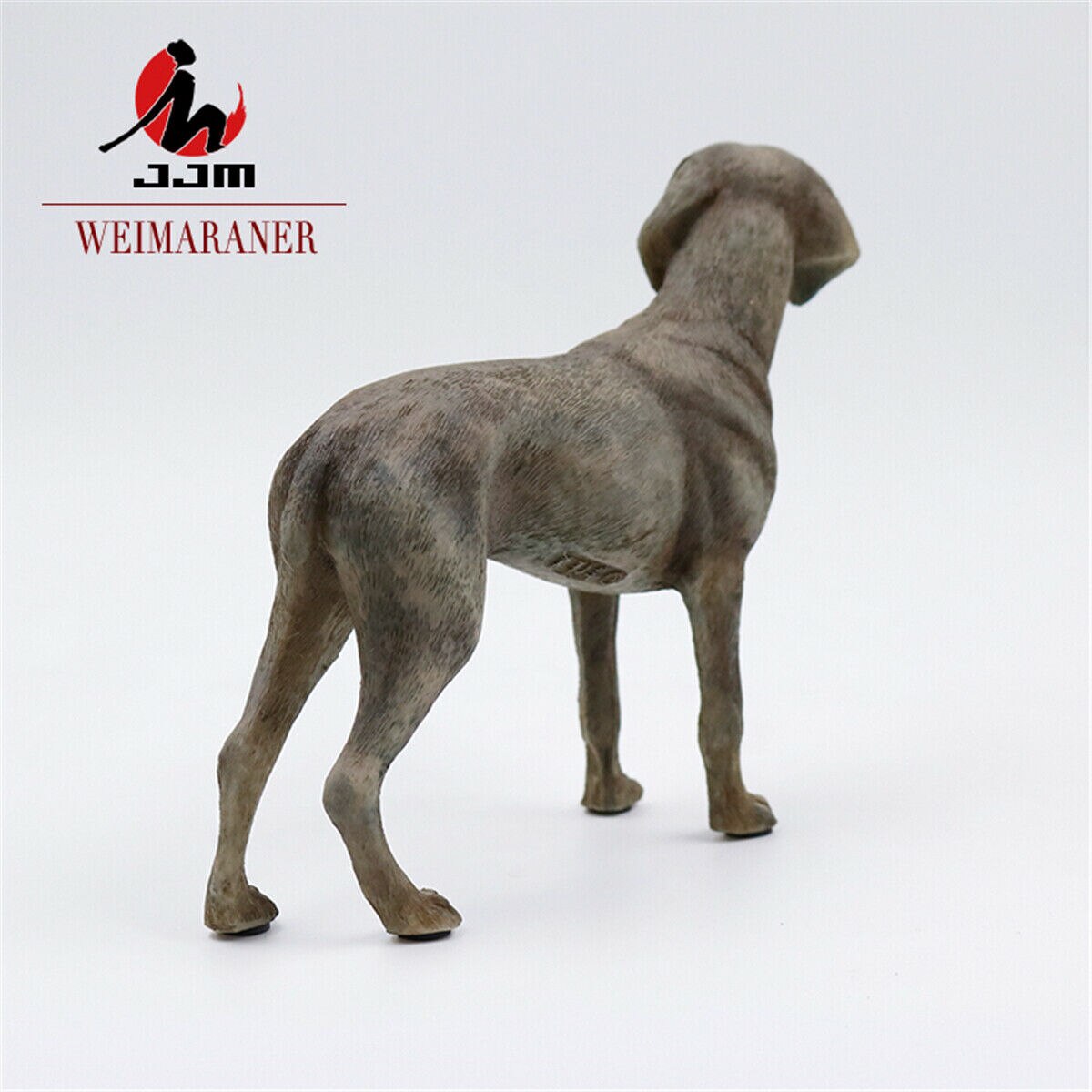 Jjm tysk weimaraner hund modell kjæledyr dyr figur leketøy samler dekorasjon pvc modell pedagogisk til låve voksne låve