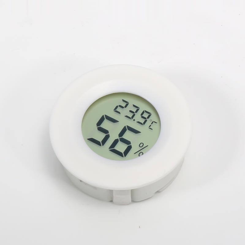 Reptil mini digitalt termometer hygrometer med sonde hygrothermograph skilpadde terrarium akvarietank temperatur fuktighet mete: D