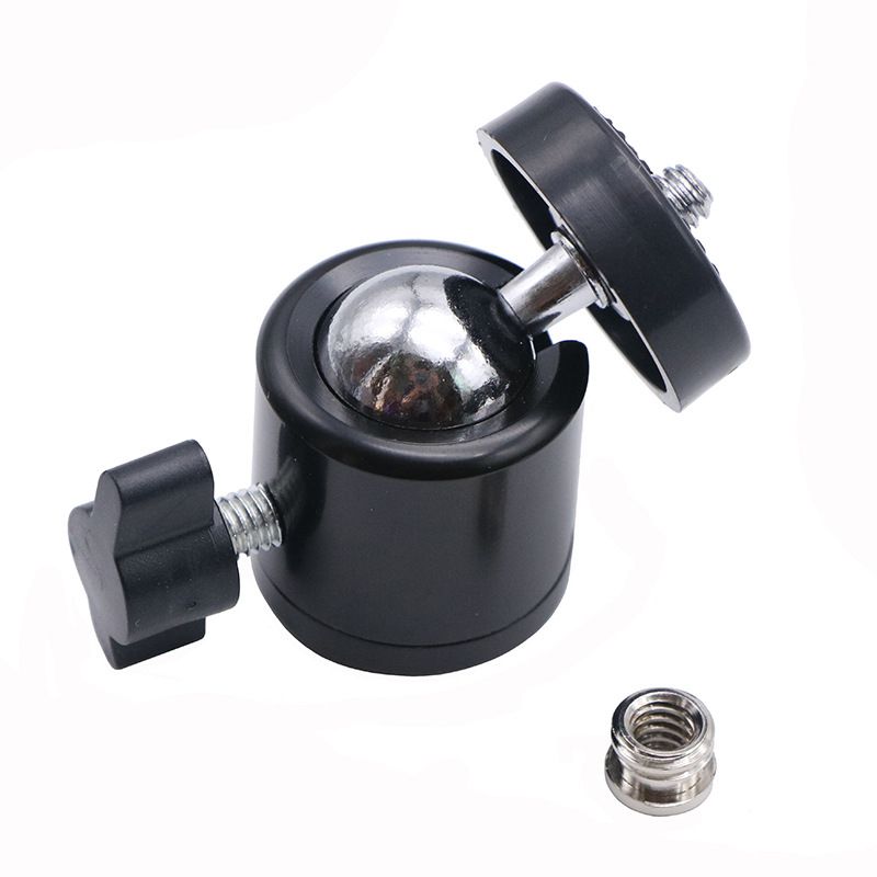 Universele Kleine Statief Balhoofd Met 1/4 &quot;3/8&quot; Adapter Voor DSLR Digitale Camera Draagbare Flexibele Camera Statief adapter