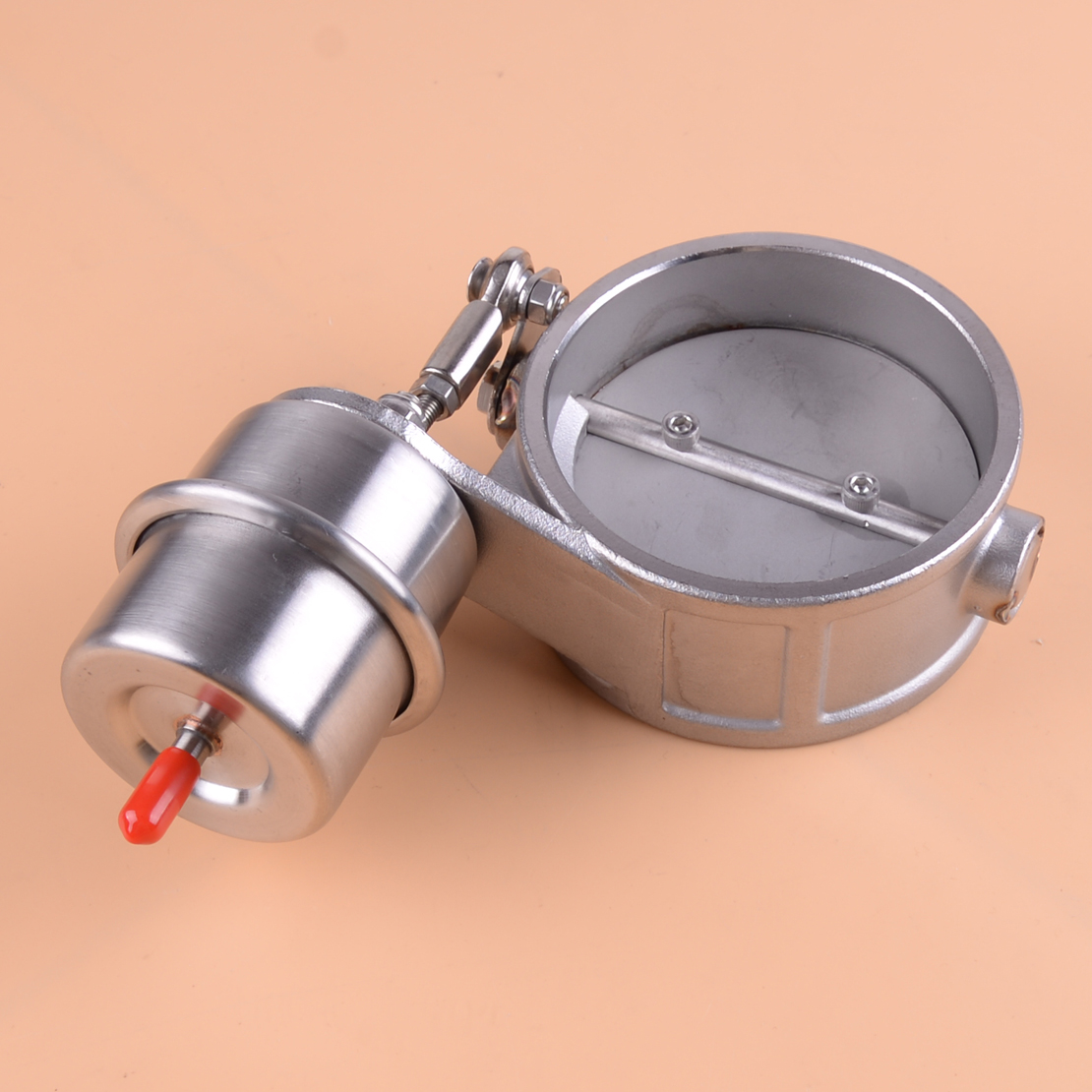 CITALL 3" 76mm Exhaust Control Valve Set with Vacuum Actuator Closed Style Cutout Downpipe Accessories