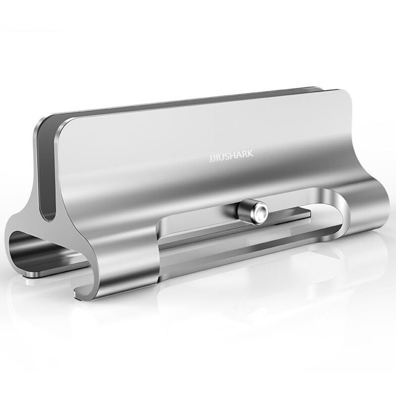 JIUSHARK Universal Vertical Aluminum Laptop Stand for , Pro, Dell XPS, Lenovo Yoga and More,Silver: Default Title