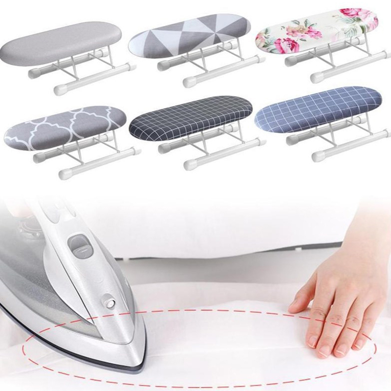Portable Mini Ironing Board Small Tabletop Iron Portable Compact Sewing Table Desktop Foldable Collapsible Countertopmini Rack