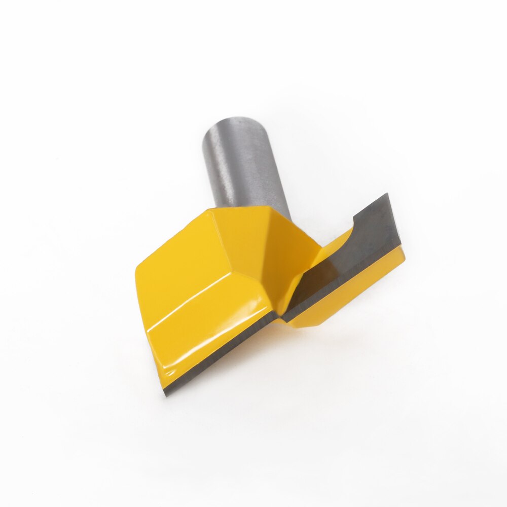 1/2” Inch 12mm 8mm Shank 2” Bottom Cleaning Router Bit (Mortising Bit, Spoil board Surfacing, Slab Flattening Woodworking Mil