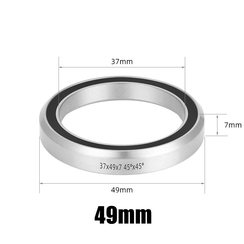 Bike Headset Bearings Sealed Head Tube Bearing Replacement Kit For Scooter Bicycle Semi-Integrated Integrated Angular Contact: Burgundy