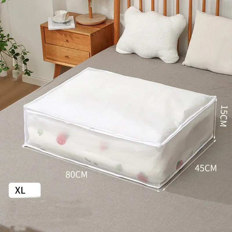 Onderbed Quilt Opbergtas Opvouwbare Quilt Tas Garderobe Kleding Opbergdoos Stofdichte Organizer Grote Capaciteit Quilt Opbergtas: Oranje