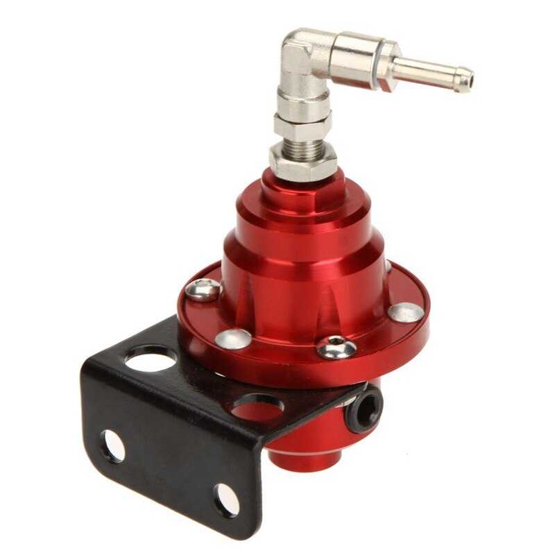 High Performance Car Fuel Pressure Gauge Adjustable Fuel Pressure Regulator Red