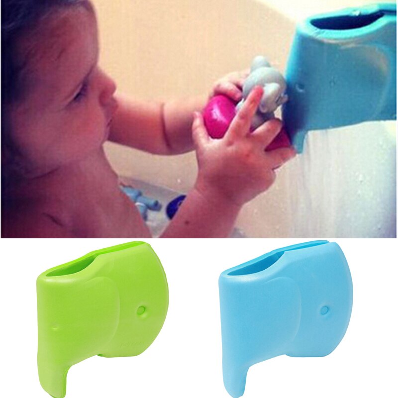 Cubierta de protección de grifo de goma EVA suave para bebé, Protector de seguridad de dibujos animados, evita quemaduras,