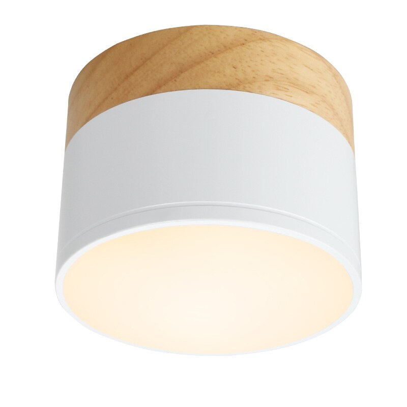 Aisilan LED downlight Houten plafond spot light voor plafond lampen Verlichting led 5W spot light moderne houten living licht