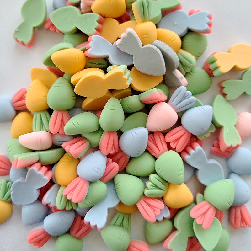 10pcs 19x17mm Cute Pattern DIY Crafts Scrapbook DIY For Home Decor Natural Resin Ornaments Accessories Embellishment