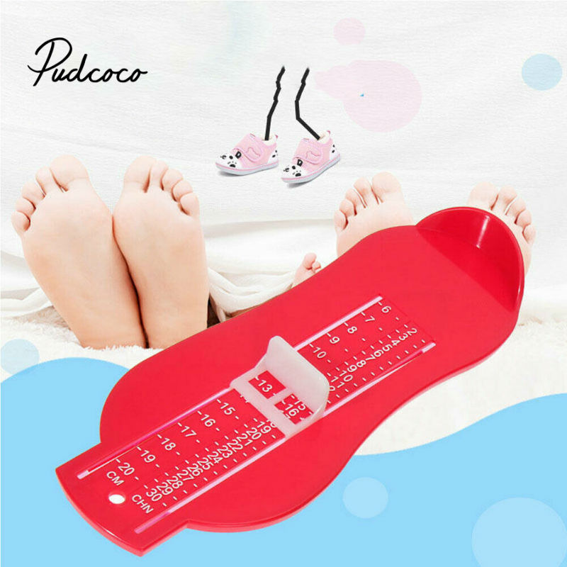 5 farben Kid Säuglings Fuß Messen Manometer Schuhe Größe Mess Lineal Werkzeug Erhältlich ABS Baby Auto Einstellbare Bereich 0- 20cm größe