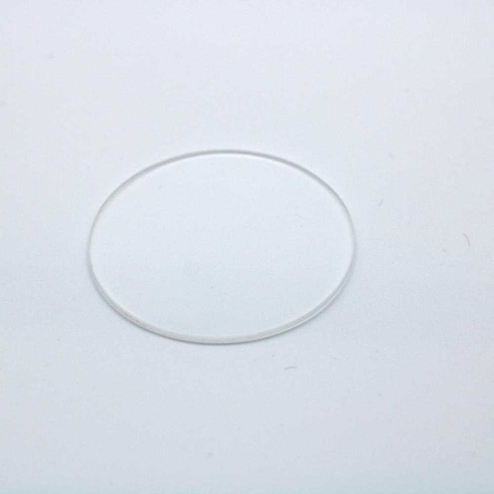 size diameter 36mm thickness 1.5mm clear transparent bk7 glass