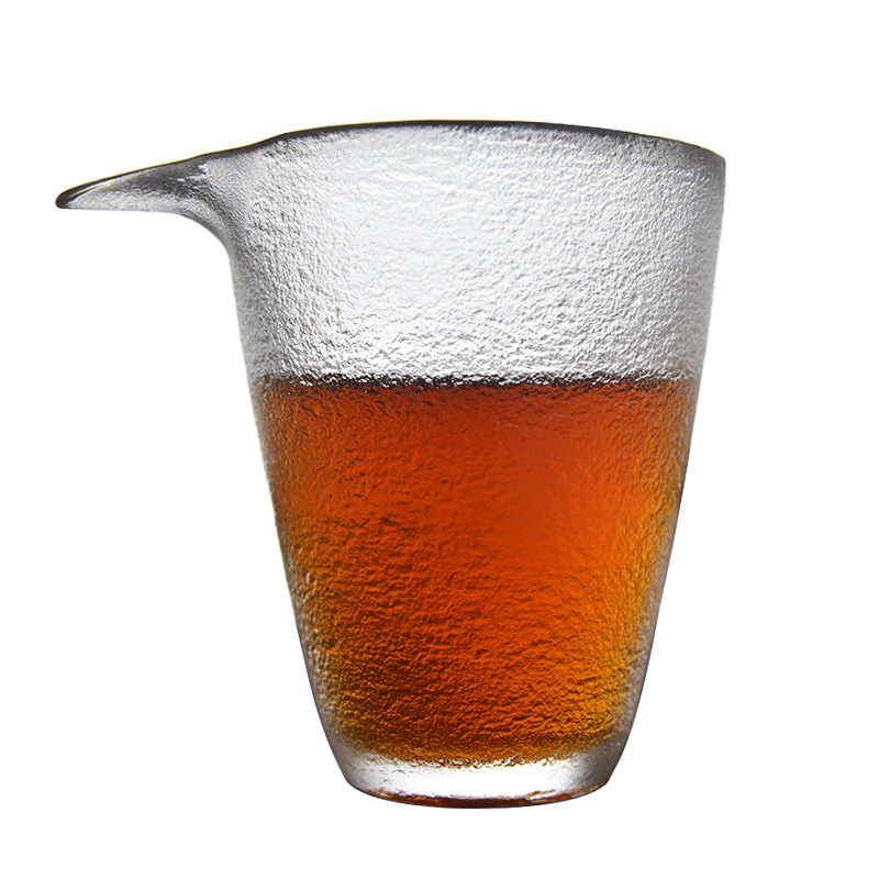 Förtjockat glas daglig kopp teservis i japansk stil värmebeständig tekanna vattenkanna chahai mjölk kaffemugg
