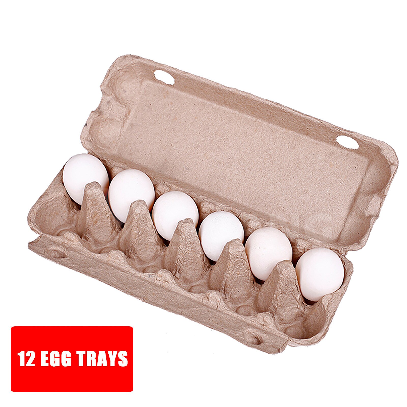 Pulp Egg Tray With Buckle Paper Eggs Cartons Reusable Eggs Cartons For Storing Fresh Pasture Raised Eggs Anti-Collision c50: C