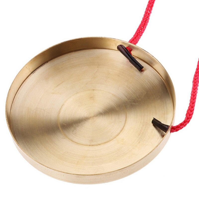 Mini Hand Gong Bekkens W/Houten Stok Voor Band Ritme Percussie Kinderen Muziek Speelgoed