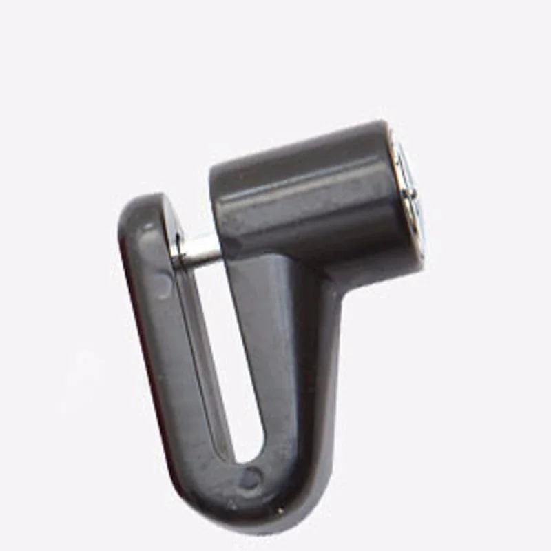 Motorcycle Bike Anti-Theft Wheel Disc Brake Lock, Safety Disc Wheel Lock, Mountain Road Bike Padlock with Keys: black