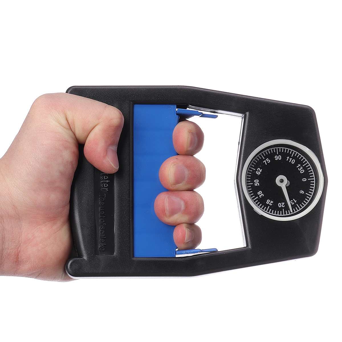 130Kg/286Lbs Capacity Digital Hand Dynamometer Grip Power Strength Measurement Meter Pressure Force Gauge Tool Fitness Equipment
