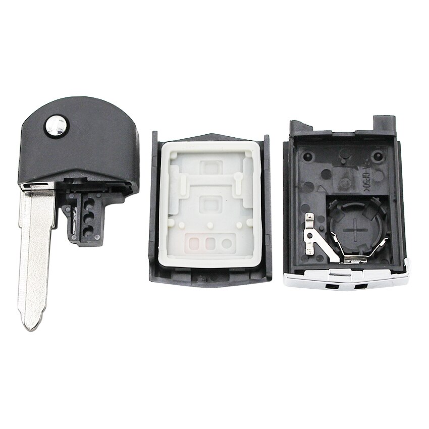 3/4 buttons Flip Remote Key Fob Shell Case fob 4 Button for Mazda 3 5 6 RX-8 CX-7 CX-9 RX-8 with uncut HU133 blade